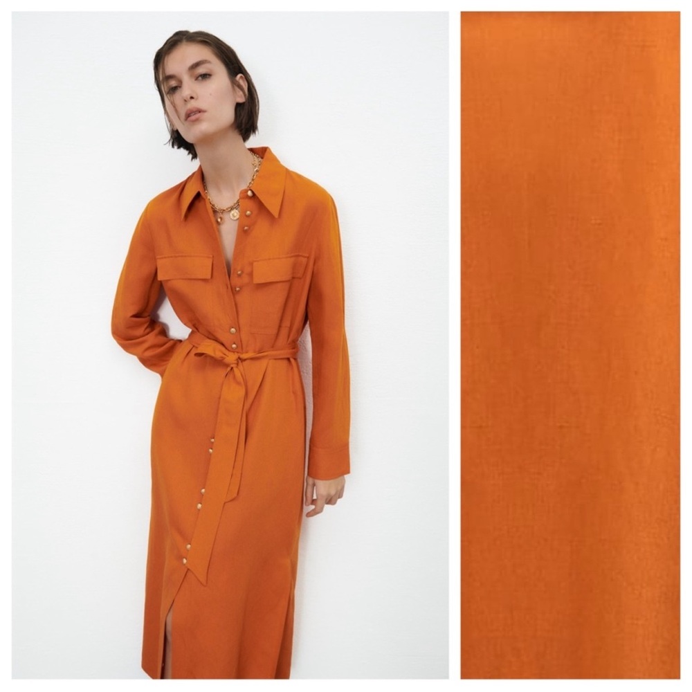 Zara Orange Dress